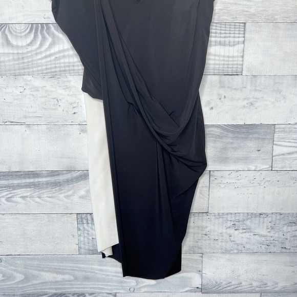 Zara Asymmetrical Draped Dress - Picture 4 of 7